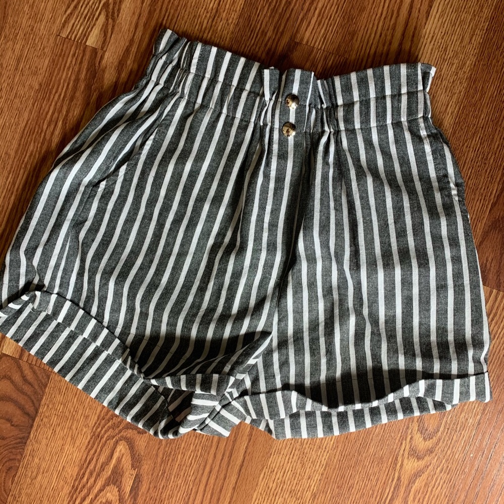 High-waisted shorts